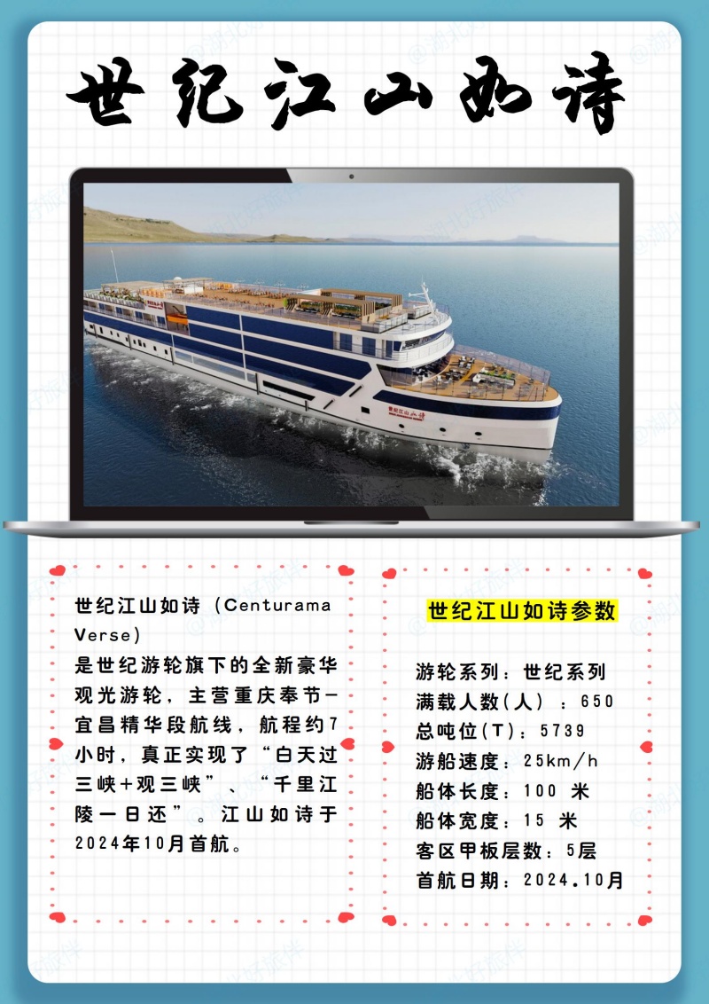 江山如詩游船基本參數